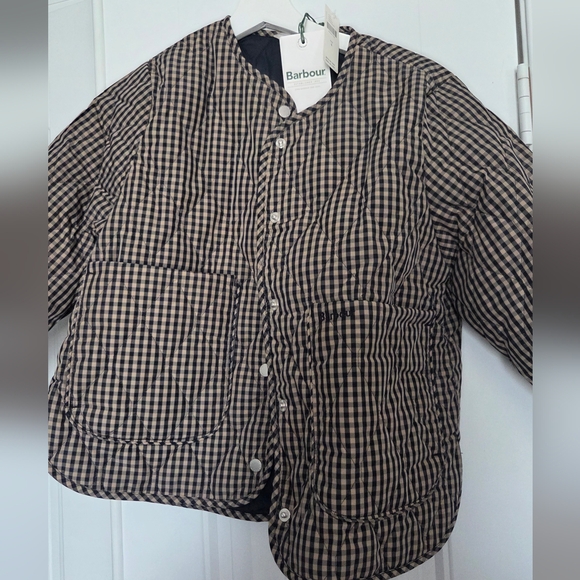 Barbour Check Monroe Quilt Jacket - Picture 5 of 15